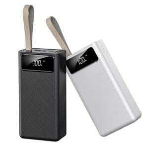 Portable charger features a digital LED